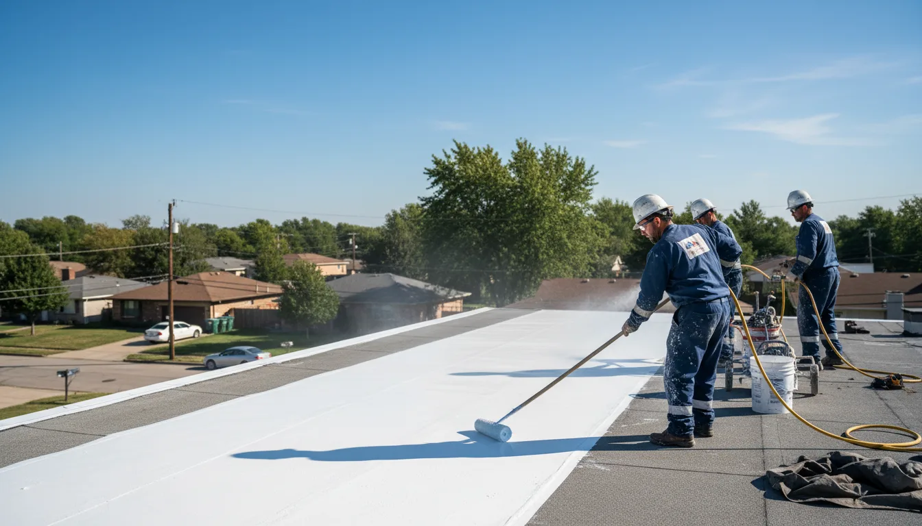 Commercial roof coating in Wataga, IL near me